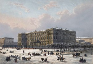 Nicholas Palace in St. Petersburg in the 19th century