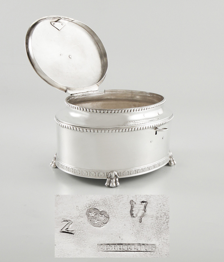 Zuckerdose Stockholm 1782 detail4