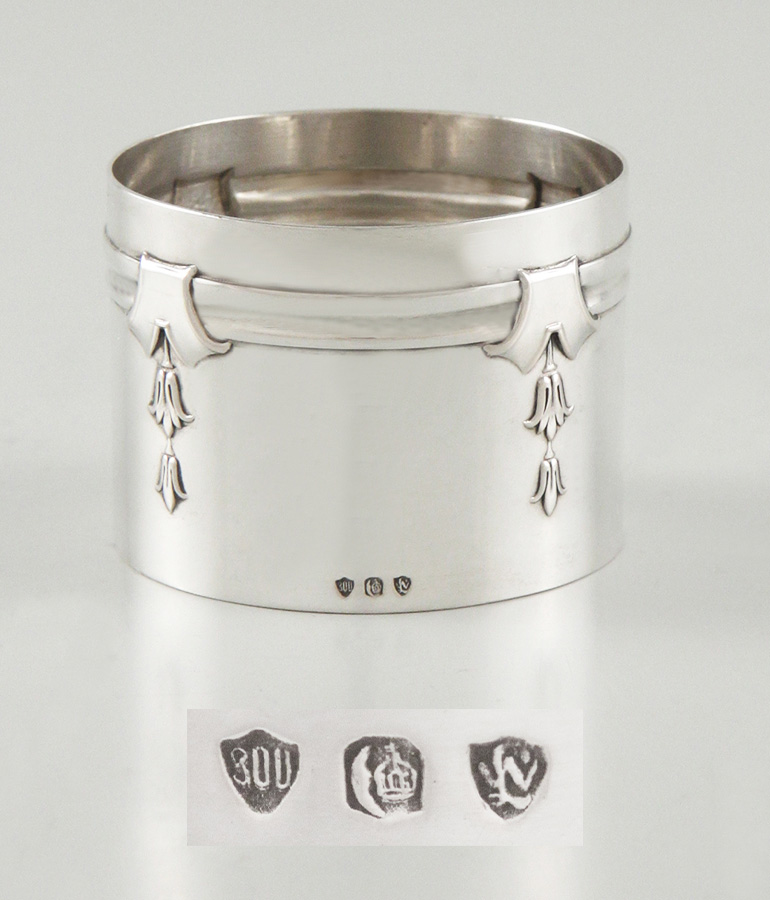 Serviettenring Lutz Weiss detail1