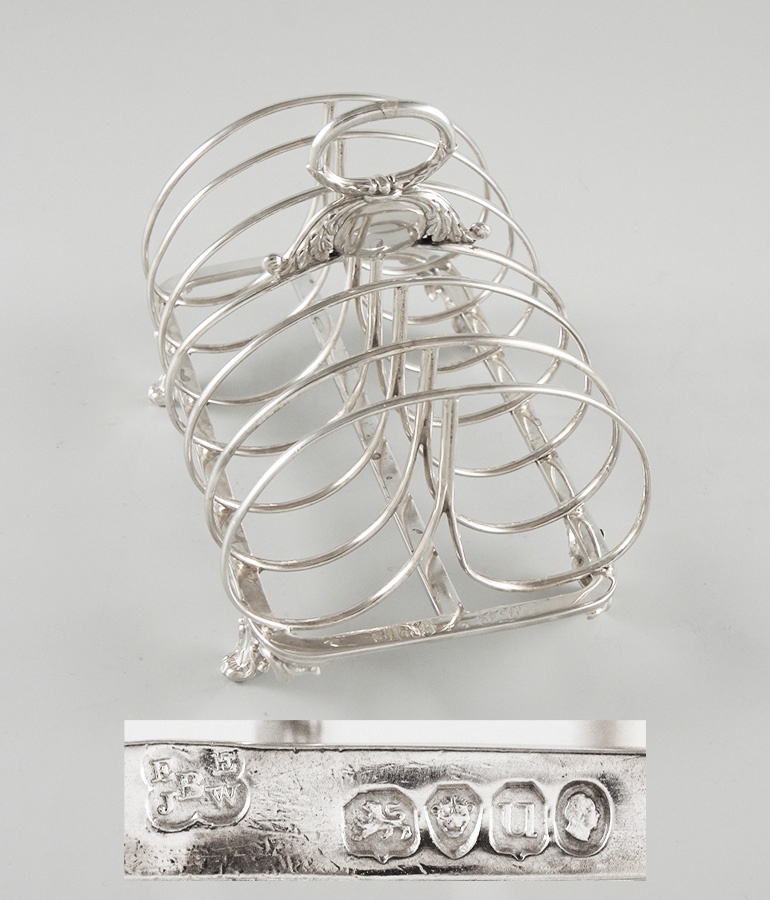 Toaststaender London 1835 detail3