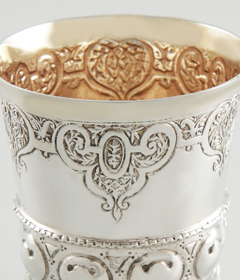 Paar Becher Renaissancestil detail2
