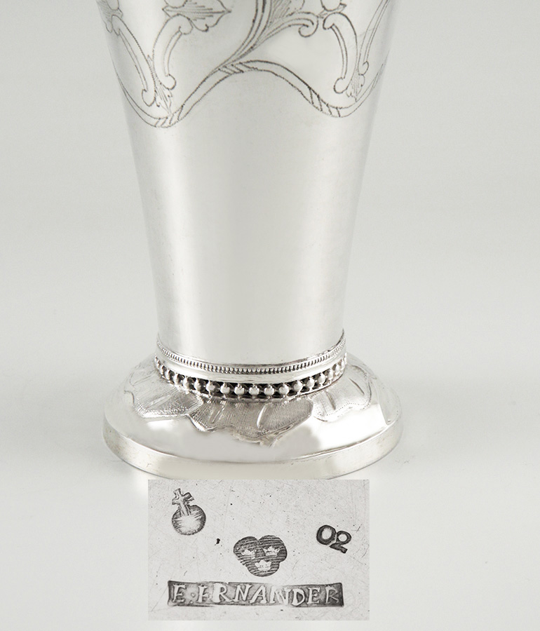 Bechervase Uppsala 1796 detail3