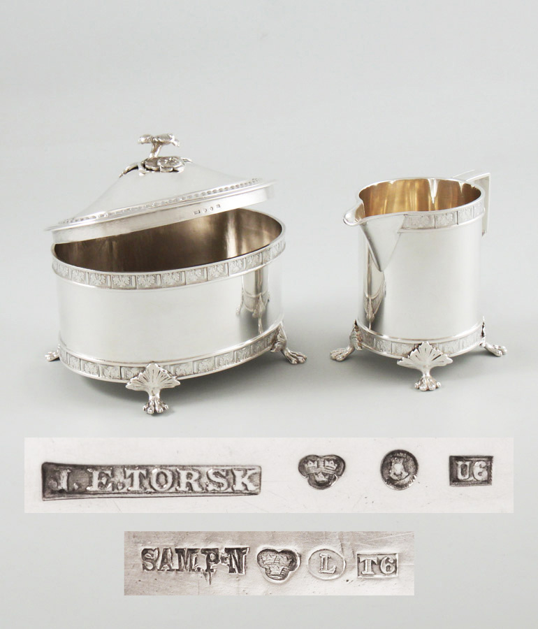 Kaffeeservice Stockholm 1898 detail6a